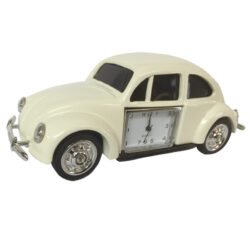 Desktop bug with clock watch - cream