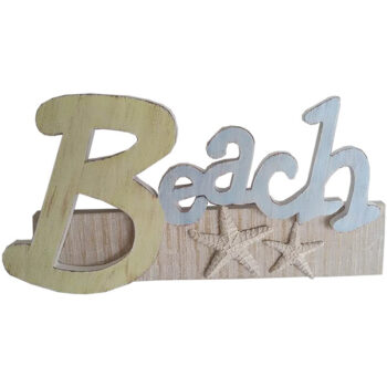 Beach Sign with Starfish 29cm
