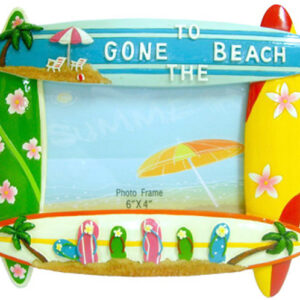 Surfy Stuff - Gone To The Beach Photo Frame w Surfboards
