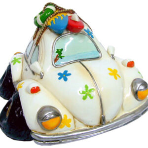 Old Bug Money Box - Small White