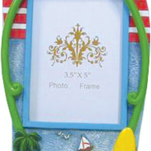 Blue Old Hippie Van Thong Photo Frame