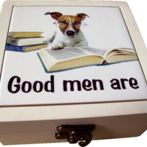 Ceramic Coasters Boxes set of 4 - Good Men are