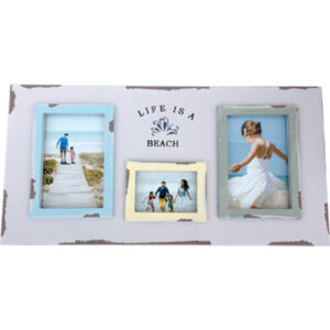 Triple Photo Frame "life is a beach" series 46x23cm