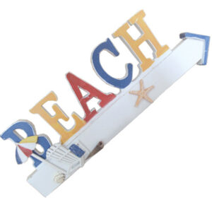 Beach Plaque coloured 43cm