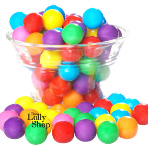 Gum Balls large Multi coloured - 1kg Bulk Lollies Bag for Lolly Buffet
