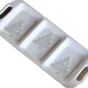 Christmas Tree 3 Section  Plate