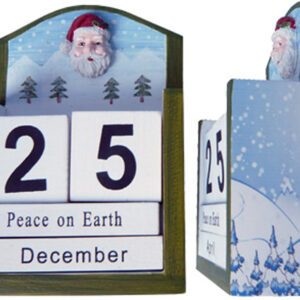 Days To Christmas Calendar - Snow Forrest 13cm