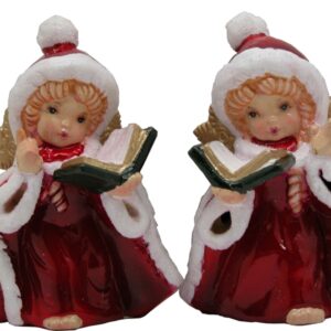 Angel Red Cape Candle holder