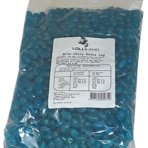 Blue Jelly Beans - Blueberry 1kg Bulk Lollies Bag for Lolly Buffet - The Lolly Shop