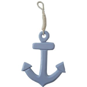 Small Anchor w Rope Hanger 375cm - Blue