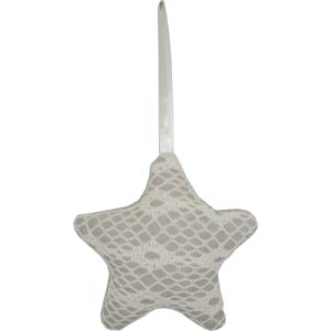 Fabric hanger Starfish 14x15cm