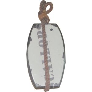 Wooden Boat Pulley Decoration- Retro White 20cm