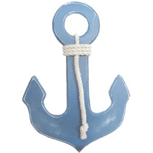 Anchor with Rope - Blue