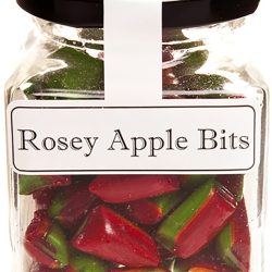 Rosey Apple Bits Boiled Lollies Rock Candy 100g Jars - Packed In Boxes of 12