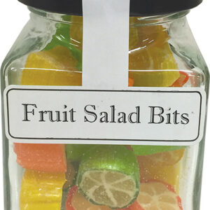 Fruit Salad Rock Candy Boiled Lollies 100g Jars - Packed In Boxes of 12