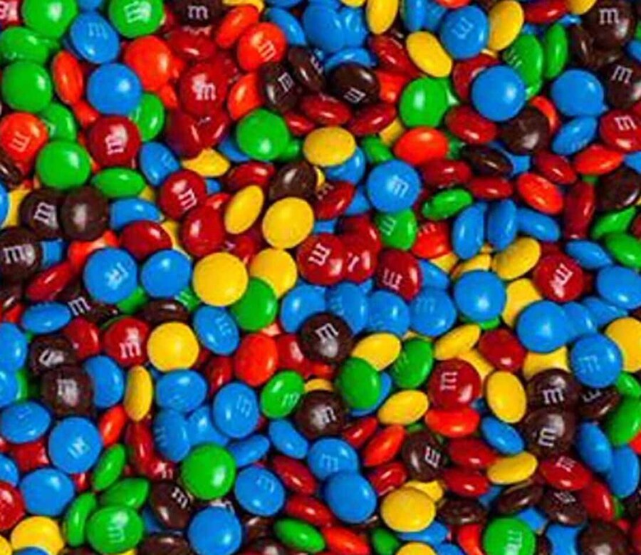 M & M's Mini Choc Buttons 1kg Bulk Lollies Bag for Lolly Buffet - The Lolly Shop