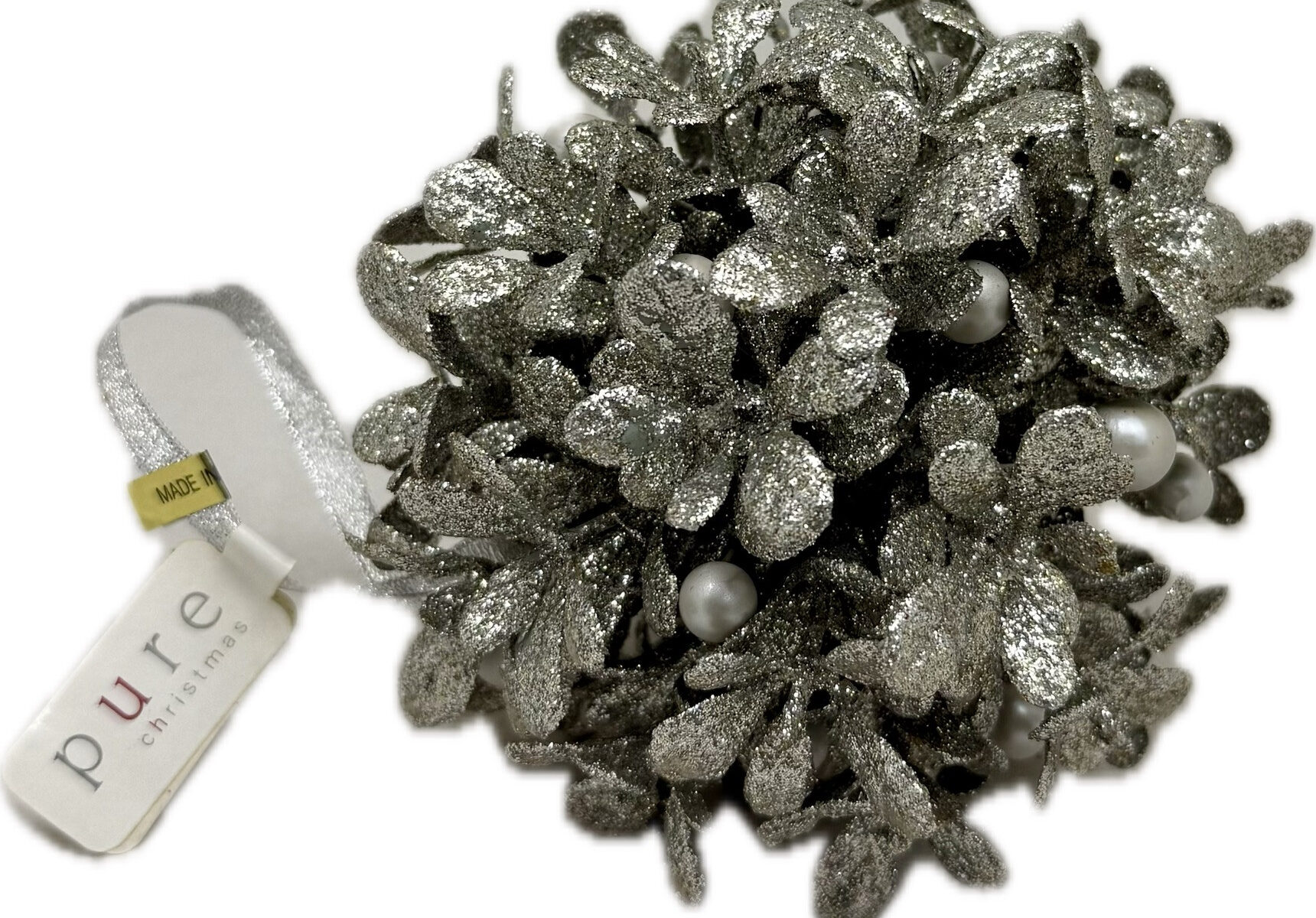 Hanging Christmas flower decor large