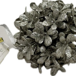 Hanging Christmas flower decor large