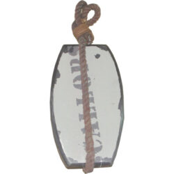 Wooden Boat Pulley Decoration- Retro White 20cm