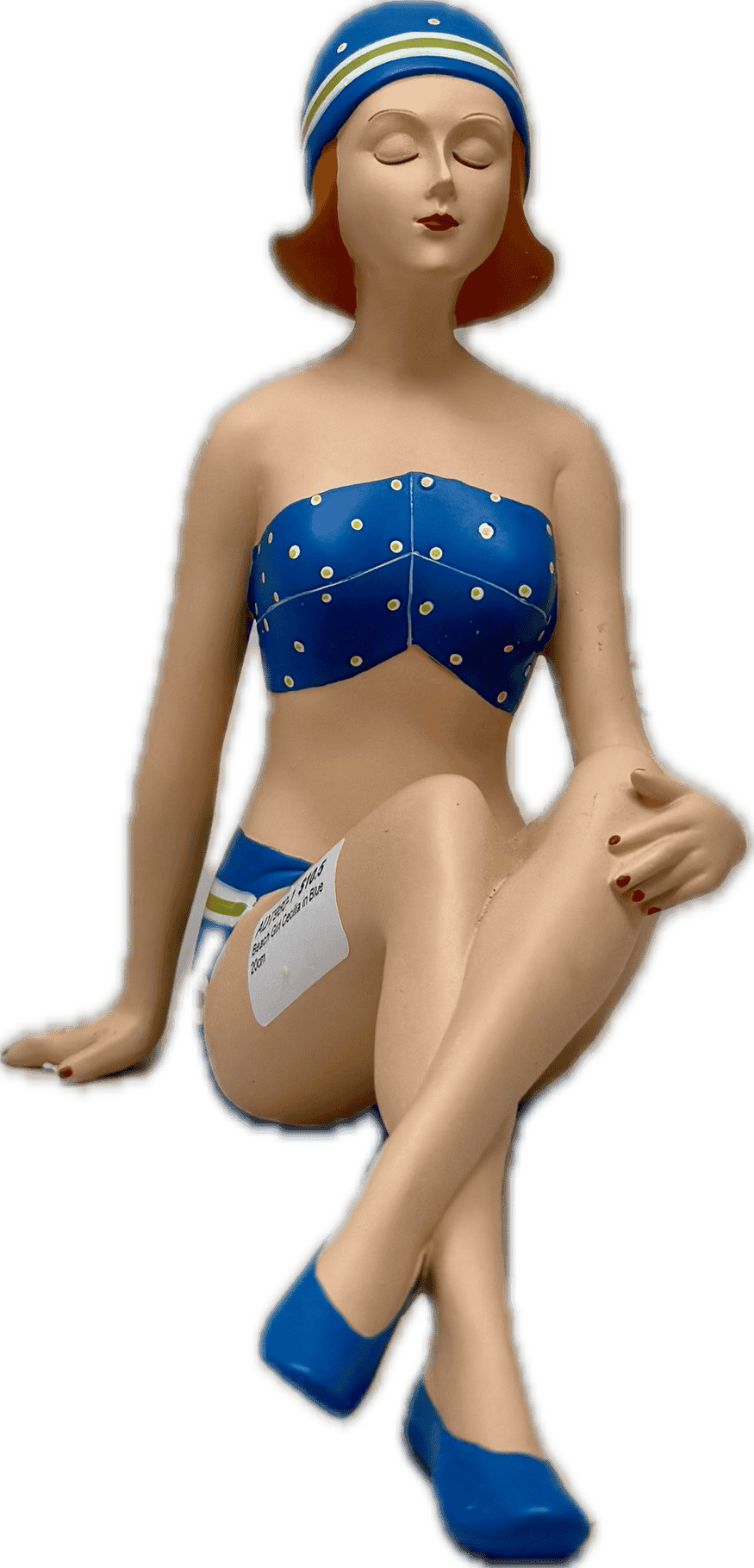 Beach Girl Cecilia in Blue 20cm - Beach Decor
