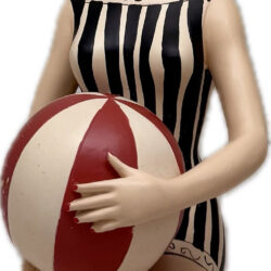 Beach Girl Ellenor with Ball - Beach Decor