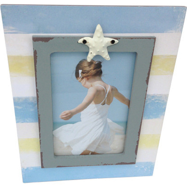 Photo frame Standing starfish 6x4 life is a Beach series