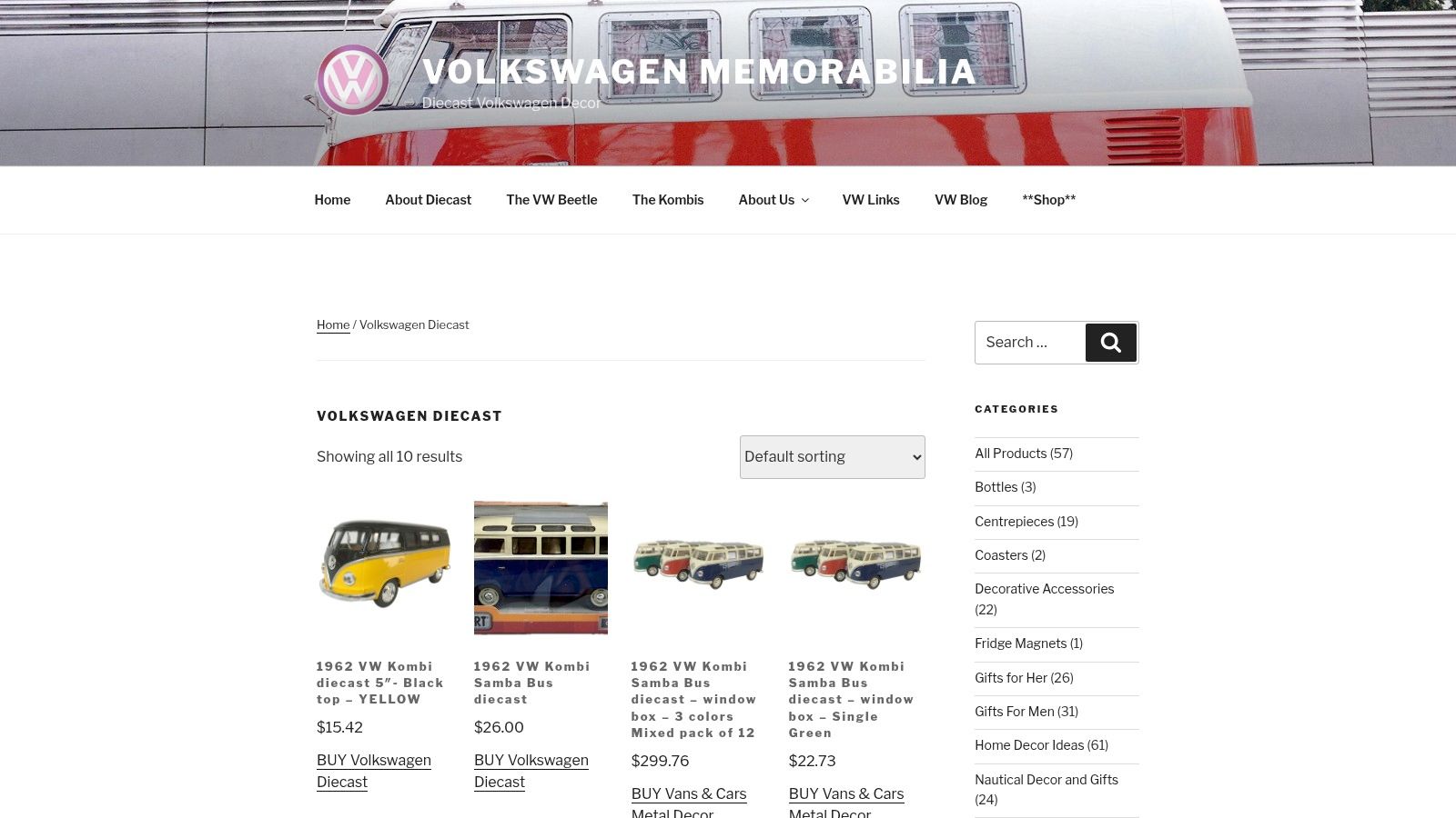 Screenshot from https://vwmemorabilia.com.au/product-category/volkswagen-diecast/