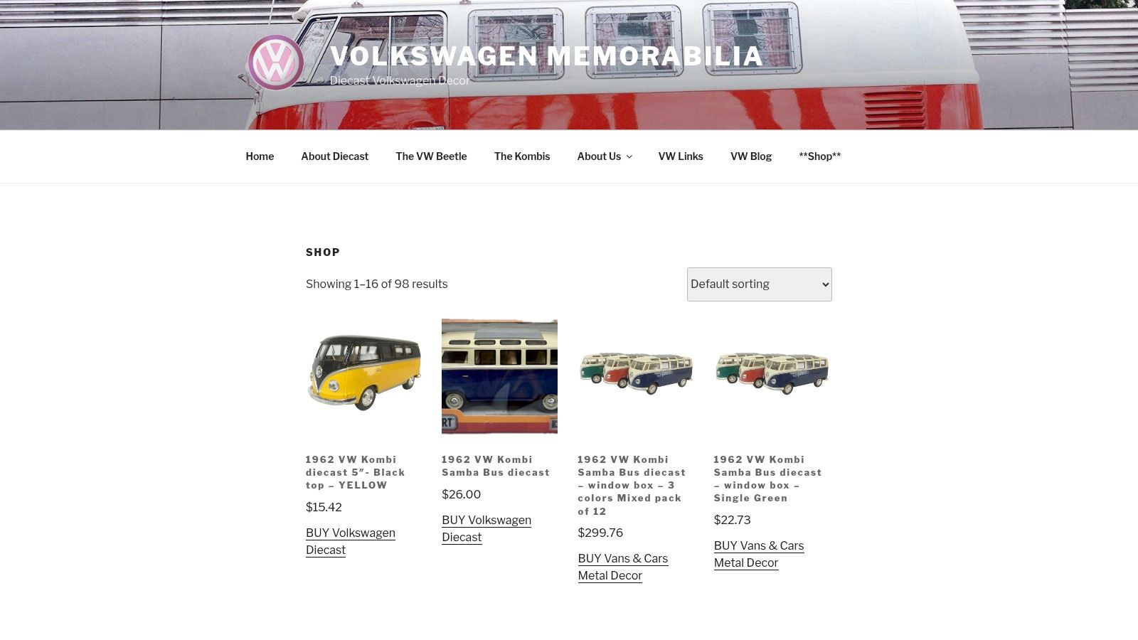 Screenshot from https://vwmemorabilia.com.au/shop/